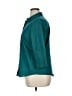 Chico's 100% Cotton Teal 3/4 Sleeve Button-Down Shirt Size XL - photo 5