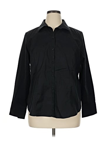 Chico's 3/4 Sleeve Button-Down Shirt (view 1)