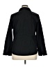 Chico's 100% Cotton Black 3/4 Sleeve Button-Down Shirt Size XL (3) - photo 2
