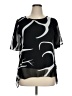 Assorted Brands Black Short Sleeve Blouse Size XL - photo 1