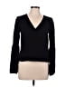 Bar III 100% Polyester Black Long Sleeve T-Shirt Size M - photo 1