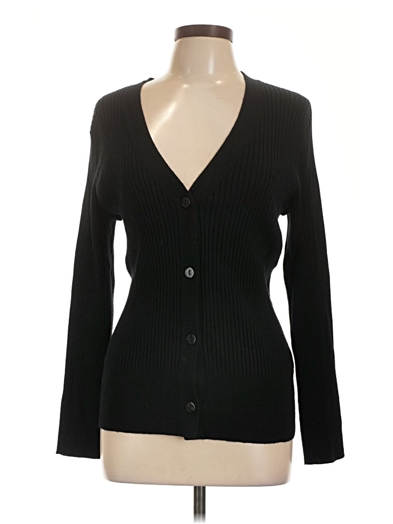 Pre-owned A New Day Cardigan Sweater In Black