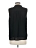 Ann Taylor 100% Polyester Black Sleeveless Blouse Size M - photo 2