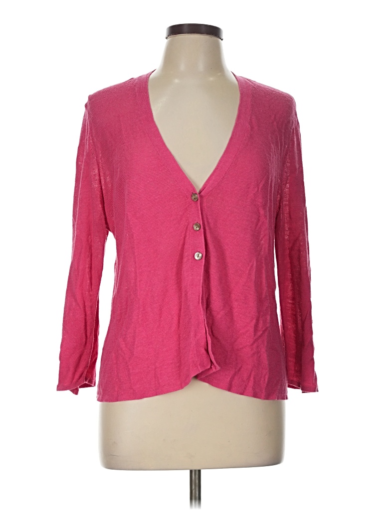 Pre-owned Jjill Cardigan Sweater In Pink