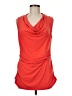 Roz & Ali Orange Sleeveless Top Size M - photo 1