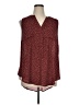 Torrid 100% Polyester Burgundy Sleeveless Blouse Size 1X Plus (1) - photo 1