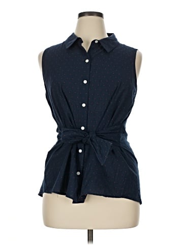 Tommy Hilfiger Sleeveless Button-Down Shirt (view 1)