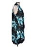 Derek Lam Graphic Teal Casual Dress Size L - photo 4