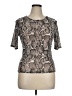AFRM Animal Print Silver Short Sleeve T-Shirt Size XL - photo 1