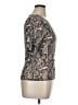 AFRM Animal Print Silver Short Sleeve T-Shirt Size XL - photo 4