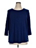 Alfred Dunner Blue Pullover Sweater Size XL - photo 1