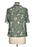 Love & Piece Green Short Sleeve Blouse Size L - photo 2