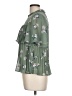 Love & Piece Green Short Sleeve Blouse Size L - photo 5