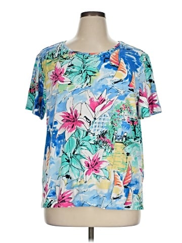 Alfred Dunner Short Sleeve Blouse (view 1)