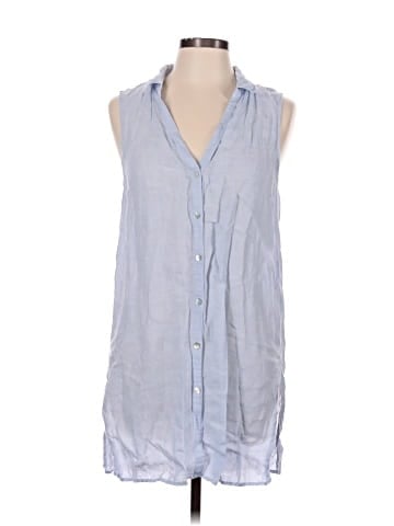 Tahari Sleeveless Button-Down Shirt (view 1)