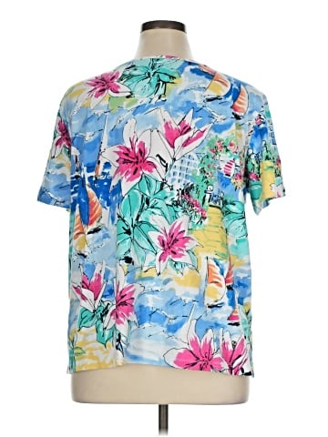 Alfred Dunner Short Sleeve Blouse (view 2)
