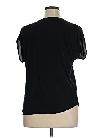 INC International Concepts Short Sleeve Blouse (view 2)