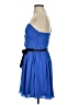 Express Solid Blue Cocktail Dress Size 4 - photo 5
