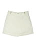 J. McLaughlin Solid Ivory Khaki Shorts Size 10 - photo 1