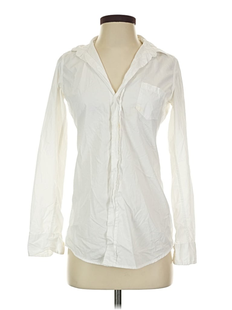 Click to view more detailed imagery on our partner's website Pre-owned Frank & Eileen Long Sleeve Button Down Shirt In White
