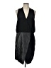 Tibi 100% Silk Black Cocktail Dress Size 10 - photo 1