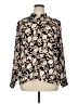 Express Floral Ivory Long Sleeve Blouse Size XL - photo 1