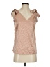 Shein 100% Polyester Tan Sleeveless Blouse Size S - photo 1