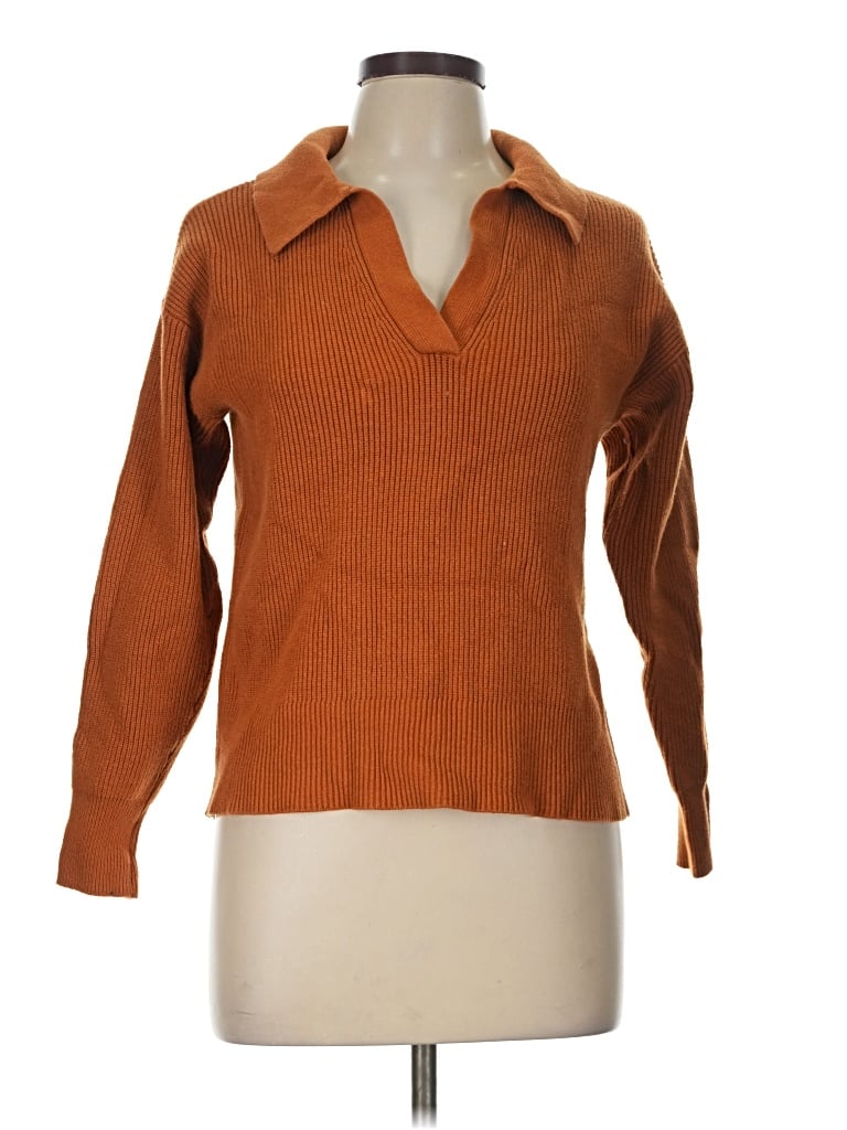 Pre-owned On 34th Pullover Sweater In Orange