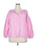 Talbots 100% Elastane Pink 3/4 Sleeve Blouse Size 2X Petite - photo 1