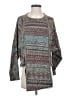 Assorted Brands Paisley Teal Brown Pullover Sweater Size S - photo 1