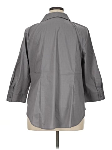 Worthington 3/4 Sleeve Button-Down Shirt (view 2)