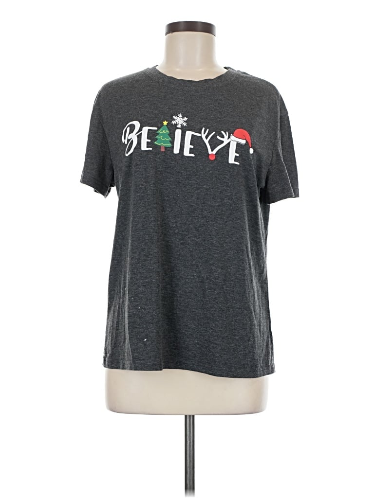 Pre-owned Unbranded Active T-shirt In Gray