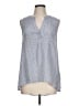 Joie Blue Sleeveless Blouse Size L - photo 1