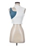 Cider Color Block White Tank Top Size S - photo 1