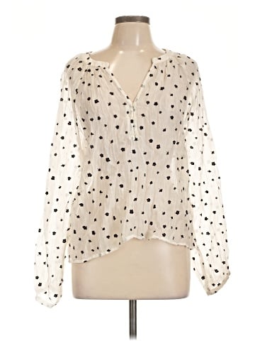Ann Taylor LOFT Long Sleeve Blouse (view 1)
