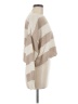 Pink Lily Stripes Tan Poncho Size M - photo 4