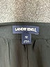 Lands' End 100% Polyester Solid Black Casual Skirt Size 12 - photo 4