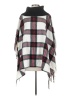 Talbots Plaid White Poncho Size XS - photo 1