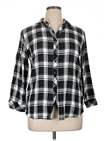 Holding Horses 3/4 Sleeve Button-Down Shirt (view 1)