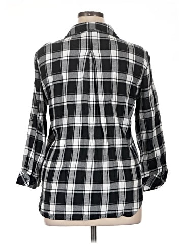 Holding Horses 3/4 Sleeve Button-Down Shirt (view 2)