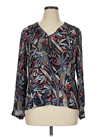 Nic + Zoe Long Sleeve Blouse (view 1)