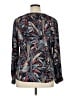 Nic + Zoe 100% Polyester Gray Long Sleeve Blouse Size XL - photo 2