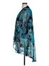 Mudd 100% Polyester Teal Kimono Size XL - photo 5