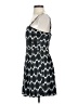 Twenty One 100% Polyester Print Black Cocktail Dress Size S - photo 5