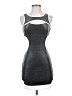 Assorted Brands Metallic Gray Cocktail Dress Size S - photo 1