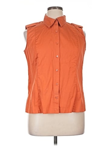 Van Heusen Sleeveless Button-Down Shirt (view 1)