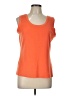misook Orange Sleeveless Top Size Lg Petite - photo 1
