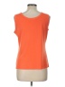 misook Orange Sleeveless Top Size Lg Petite - photo 2