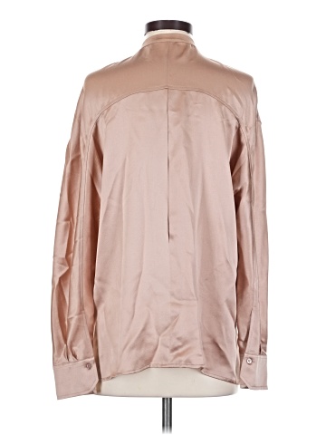 Vince. Long Sleeve Silk Top (view 2)