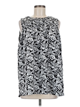 Cotton Bleu Sleeveless Blouse (view 1)